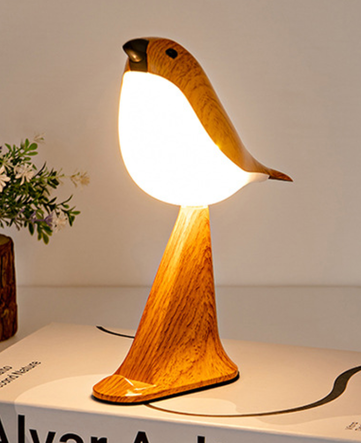 Lámparas de mesa pequeñas 77UC - Luz nocturna inalámbrica recargable con textura de plástico - Solución de iluminación perfecta para dormitorios y ambientes de estudio