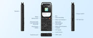 144GB Digital Voice Recorder — Voice-Activated for Lectures, Meetings & Interviews
