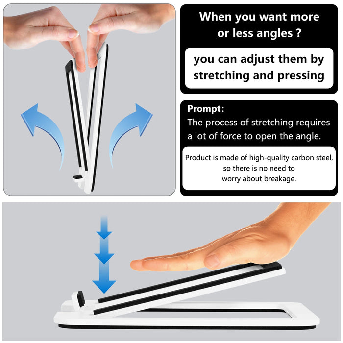 Desktop Speaker Base Stand — Carbon Steel Support for Computer Speakers (Single Stand)