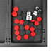 25×25cm Folding Magnetic Backgammon Board – Portable Travel Game