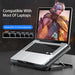 Gaming Laptop Cooler for 12–16 inch Notebooks | Dual Fans & Adjustable Wind Speed