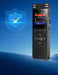 Pen Voice Recorder — 1.44in Colour Screen, Dual Mic, 500mAh, Up to 128GB