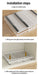 Retractable Pull-Out Metal Drawer Rack — Punch-Free Under-Sink Storage (Small/Large, White/Black)