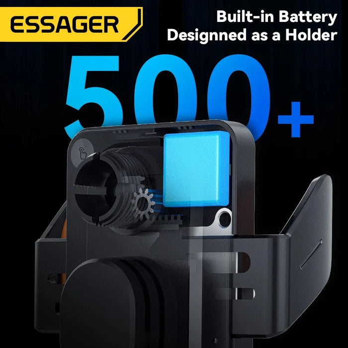 15W Qi Wireless Car Phone Holder – Air Vent & Suction Mount, Fast Charge