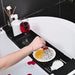 Extendable Bathtub Shelf – Retractable Bath Tray & Towel Holder (Black or White)