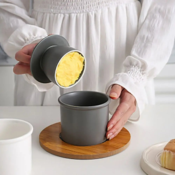 Ceramic Butter Cup with Lid — 350ml Sealed Butter Storage, Blue/Pink/White/Grey