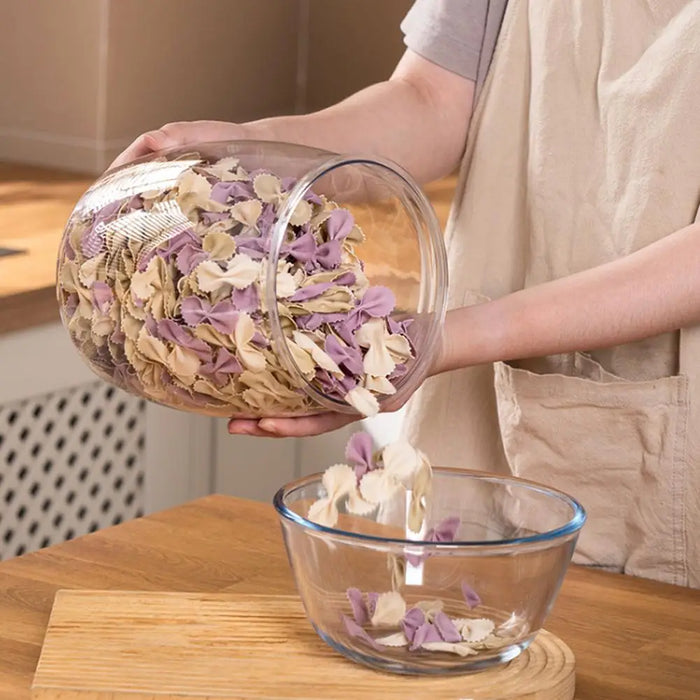 Multi‑functional Lidded Storage Jar — 2.2L to 18L Clear Acrylic