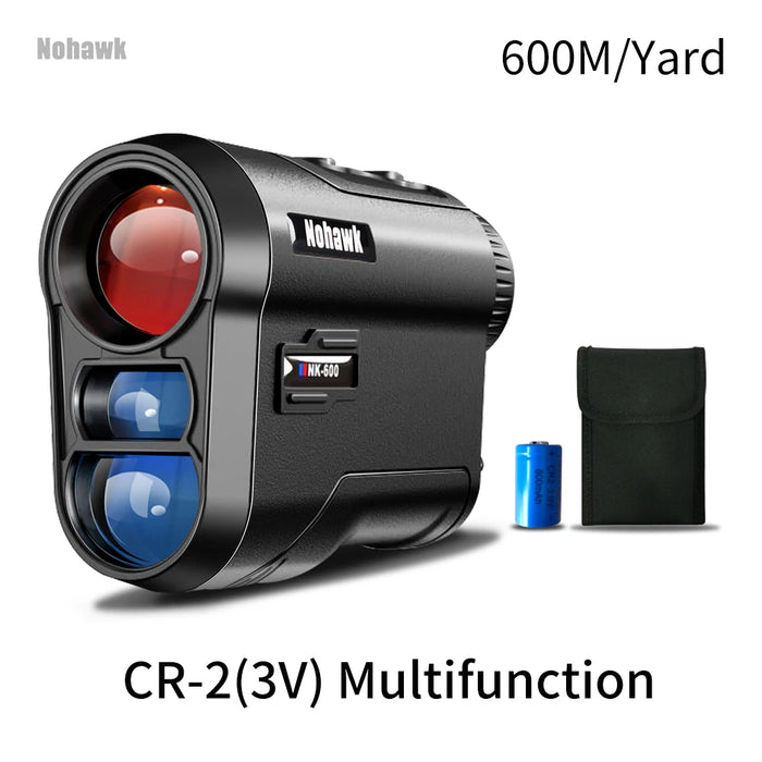 Laser Rangefinder 600m / 1000yd — Slope Compensation for Golf & Hunting