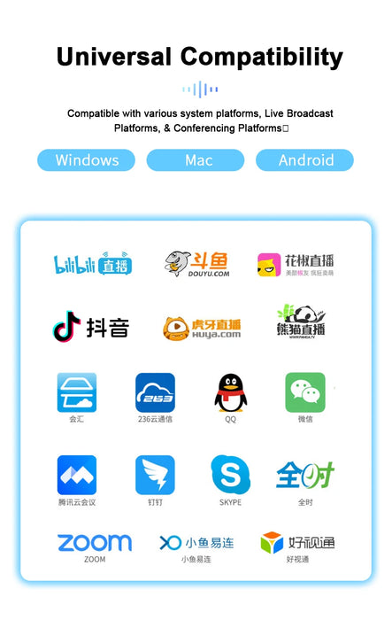 4x Omnidirectional Microphones Wireless Conference Speakerphone — USB & Bluetooth for PC/Laptop