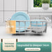 Telescopic Stainless Steel Sink Drainer Basket – Dish Rack Organiser