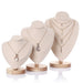 Velvet Necklace Display Bust — Pendant & Jewellery Mannequin Stand