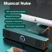 Portable Soundbar Speaker — Bluetooth 5.3 & Wired AUX, USB-powered, 2.0 Stereo
