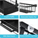 2-Tier Pull-Out Under-Sink Storage Rack – Sliding Cupboard Organiser