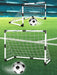 Children's Foldable Football Goal with Pump & Ball — Outdoor Lawn Training Gift