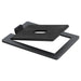 Desktop Speaker Base Stand — Carbon Steel Support for Computer Speakers (Single Stand)