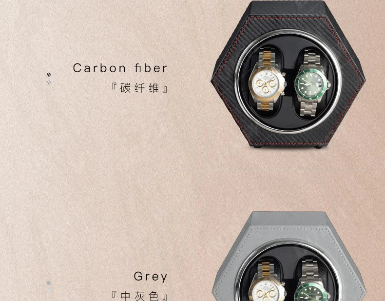 Type-C Mini Single Motor Watch Winder with Adjustable Rotation Modes
