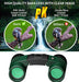 10x25 Compact Folding Binoculars — Lightweight Pocket Travel Binoculars for Adults & Kids
