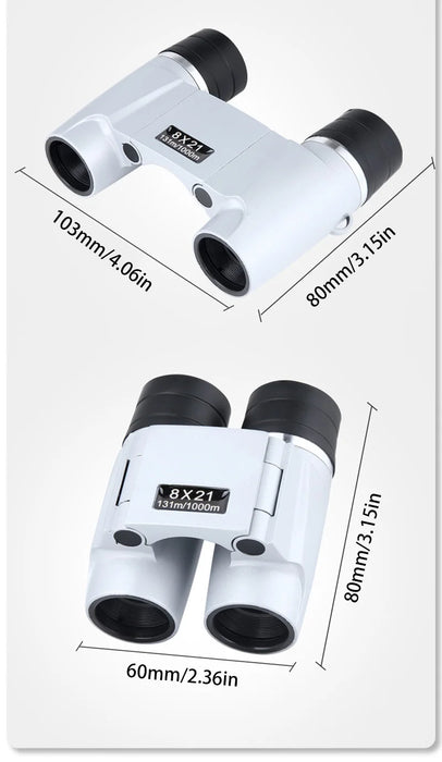 500x25 Auto Focus Binoculars — Compact Low-Light Optics