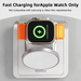 Magnetic 3‑in‑1 Wireless Charger Station for iPhone 17–12, Apple Watch & AirPods (28W)