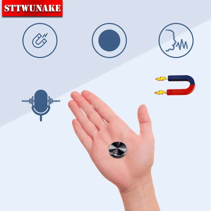 Mini Voice‑Activated Recorder with Built‑in Magnet (Q37) — Compact Digital Dictaphone