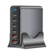 470W 6‑Port GaN Desktop Charger — 4C+2A USB‑C PD Fast Charge for Phones, Tablets & Laptops