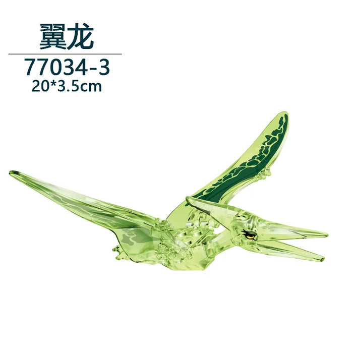 Tyrannosaurus Rex Building Block Figure — Jurassic Dinosaur Brick Toy (LEGO-compatible, 1pc)