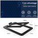 Desktop Speaker Base Stand — Carbon Steel Support for Computer Speakers (Single Stand)