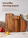 Acacia Wood Chopping & Charcuterie Board — Decorative Wooden Serving Board