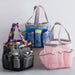 Mesh Shower Caddy Tote – Portable Bathroom & College Organiser, 8-pocket, Oxford Handles, Black