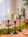 3-Piece European-Style Metal Candlestick Set – Wedding & Table Holders
