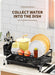 Extendable Over‑Sink Dish Drying Rack – Carbon Steel, Large Capacity