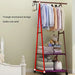 Multifunctional Move Coat Rack Stand – Simple Plastic Clothes Hanger for Porch, Bedroom, Corridor, Dormitory