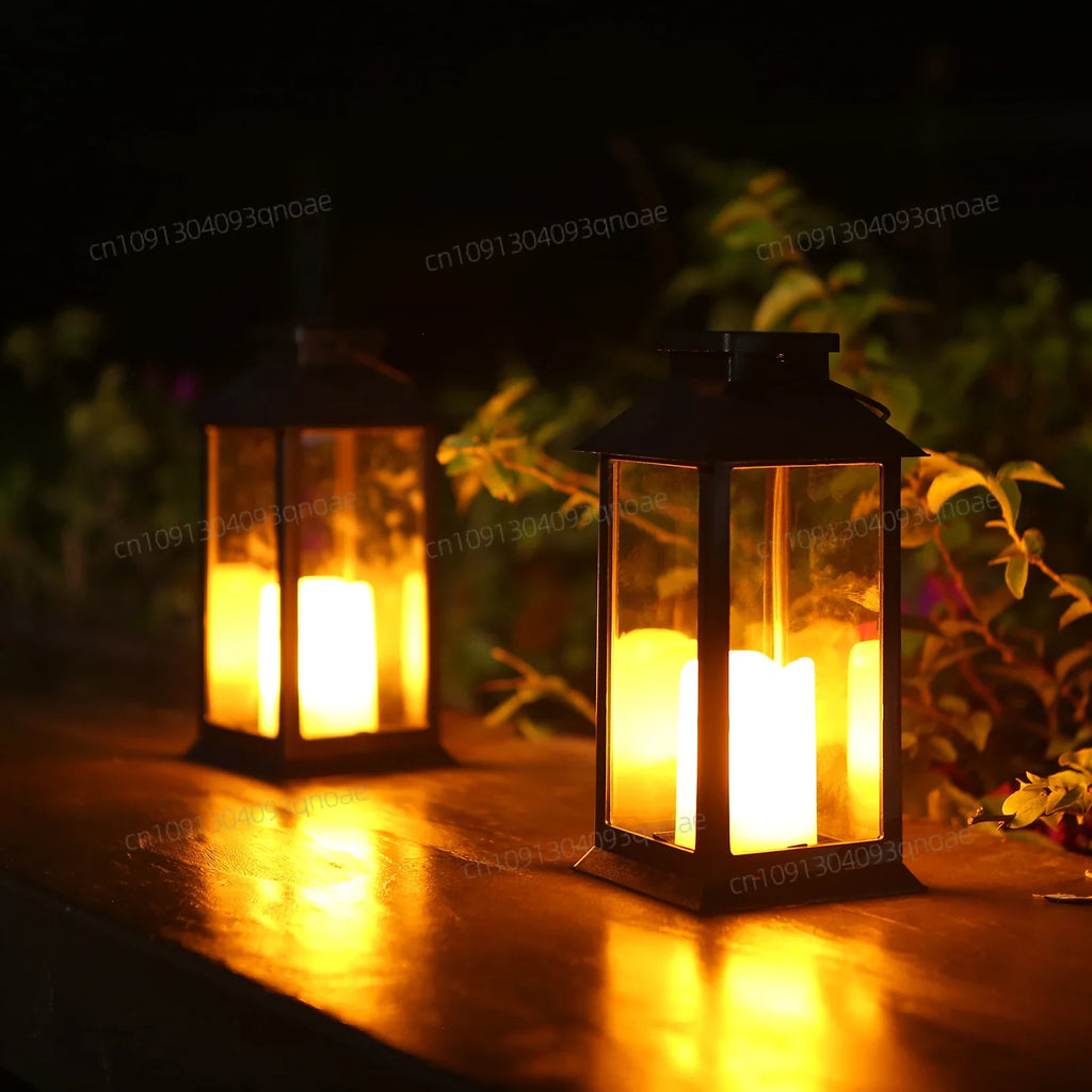 Neoglint Zonne-lantaarnlampen Model - LED Vlamloze Kaars Tuindecoratie Verlichting - Perfect voor Buiten Evenementen, Achtertuin Feesten en Tafeldecoraties