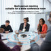 4x Omnidirectional Microphones Wireless Conference Speakerphone — USB & Bluetooth for PC/Laptop