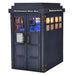 DIY Wooden Book Nook Kit — Blue Telephone Booth Miniature Bookshelf