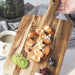 Acacia Wood Cutting Board with Handle — Ultra-Thick Dual-Sided Chopping & Serving Board