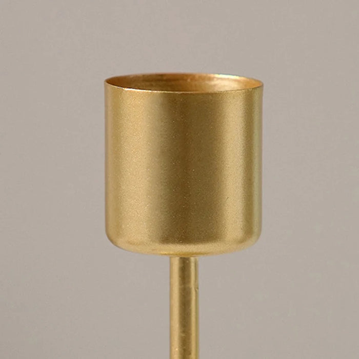 Simple Iron Candlestick — Dinner Table Candle Holder