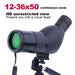 12–36x50 Spotting Scope Monocular — 50mm, BAK‑4 Prism, Waterproof & Anti‑Fog