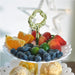 3-Tier ABS Cake Stand — Fruit & Dessert Display (Black or White)