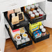 Kitchen Pull-Out Cabinet Organiser – Slide-Out Spice & Snack Storage