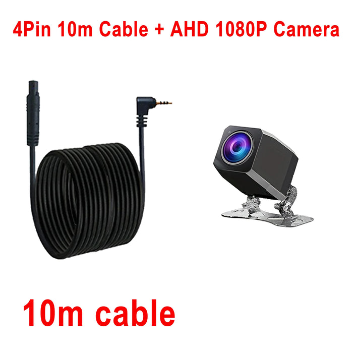 1080P AHD Rear Camera for AHD Car DVRs & Mirrors — 2.5mm Jack, 6m Cable, IP68
