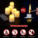 Rechargeable LED Tea Lights with Timer & Remote — Flameless Candles for Weddings & Home