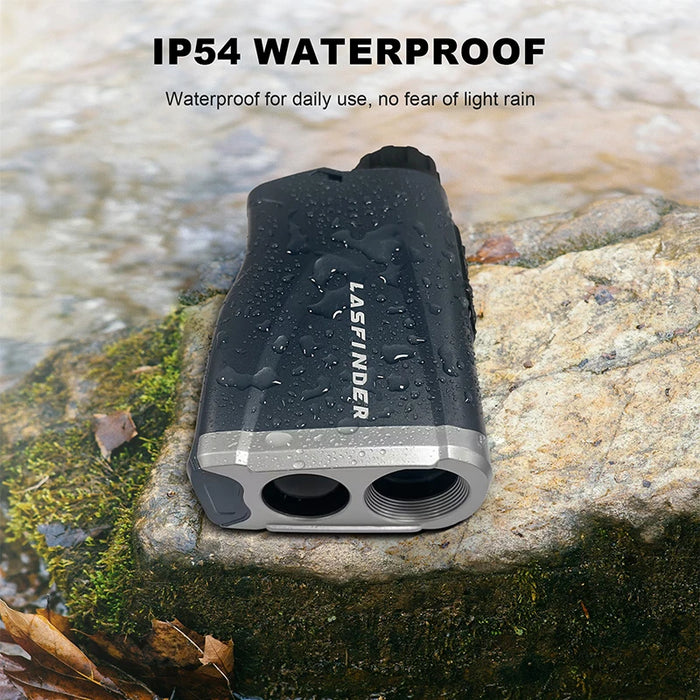 1000m Laser Rangefinder 6x — Slope & Flag Lock, Vibration Feedback, Angle Measurement