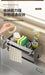 Kitchen Sink Stand & Sponge Holder – Metal Dish Drainer Organiser (Grey/White/Black)