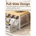 Multi-Purpose Coffee Station Organiser with Drawer & Shelves for Capsules, Cups and Snacks