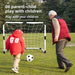 Portable Foldable Football Goal for Kids - Practice Net Frame