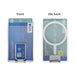 Transparent Magnetic MagSafe Card Wallet with Metal Stand for iPhone