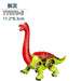 Tyrannosaurus Rex Building Block Figure — Jurassic Dinosaur Brick Toy (LEGO-compatible, 1pc)