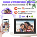 10.1in Wi‑Fi Digital Photo Frame — 1280×800 IPS Touchscreen, 16GB, Auto‑rotate