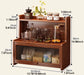Bamboo 3-Tier Cup & Glass Organiser Shelf – Countertop Storage for Mugs & Small Spaces